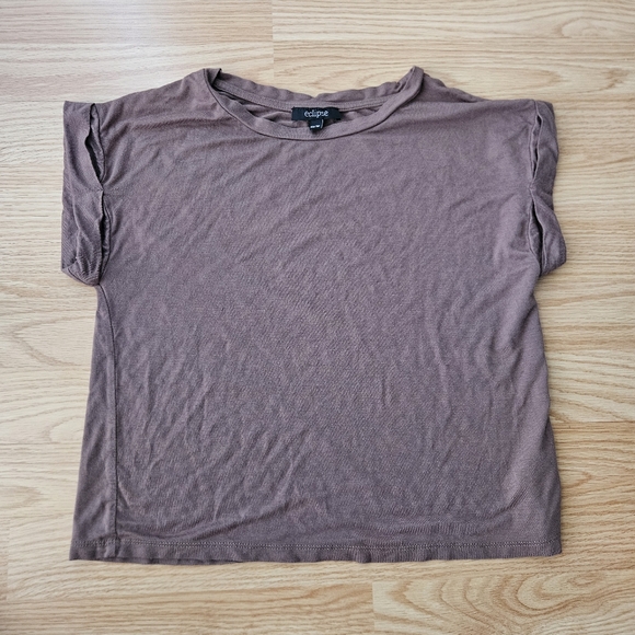 ECLIPSE Women's Brown Top - Picture 1 of 6